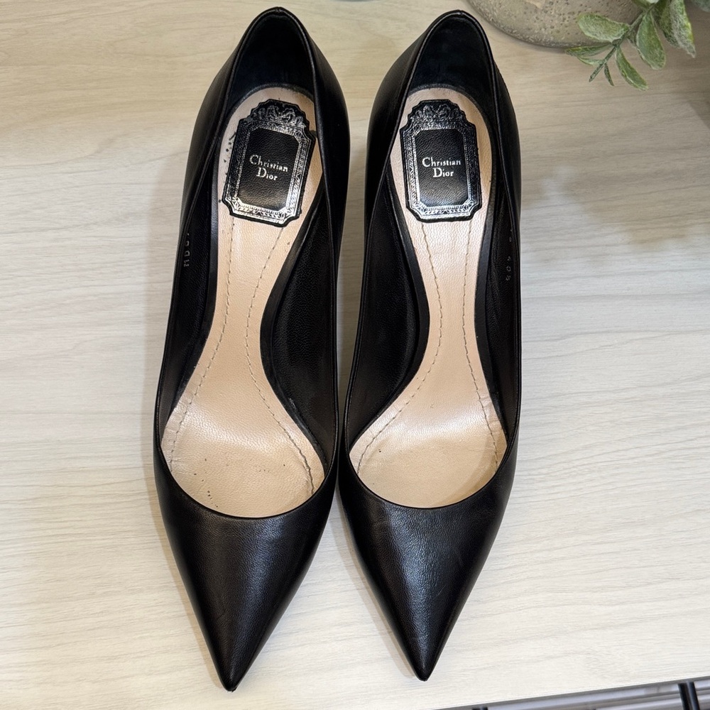 DIOR Classic Black Women's Heels (size 40.5) 3” heel